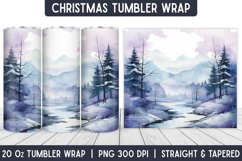 Christmas Tumbler Wrap | Tumbler | Christmas Sublimation Product Image 1