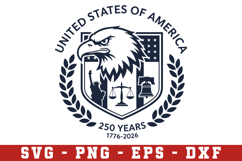 USA 250th Anniversary SVG, Patriotic Svg Png Product Image 1