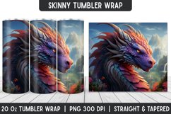 Tumbler Sublimation Wrap | 3D Sublimation | Skinny Tumbler Product Image 1