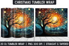 Stained Glass Tumbler Wrap | Christmas Product Image 1