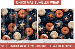 Christmas Tumbler Wrap | Christmas Sublimation | Tumbler Product Image 1