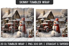 Christmas Tumbler Wrap | Tumbler | Christmas Sublimation Product Image 1