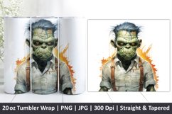 Halloween Tumbler Wrap | Halloween Monster | Tumbler | Ghost Product Image 1