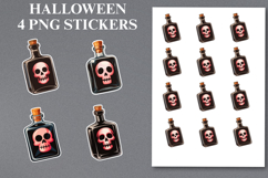 Halloween Poison VialStickers Png | Printable Product Image 1