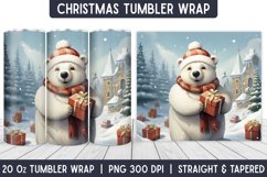 Christmas Tumbler Wrap | Tumbler | Christmas Sublimation Product Image 1