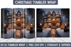 Christmas Tumbler Wrap | Christmas Sublimation | Tumbler Product Image 1