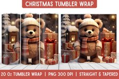 Christmas Tumbler Wrap | Christmas Sublimation | Tumbler Product Image 1