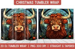 Christmas Tumbler Wrap | Christmas Sublimation | Tumbler Product Image 1