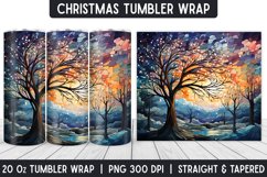 Stained Glass Tumbler Wrap | Christmas Product Image 1