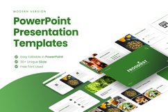 FROODIEST - Food &amp; Culinary PowerPoint Template Product Image 1