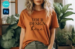 Bella and Canvas T-Shirt Mockup | Mockup | T Shirt Mockups Product Image 1