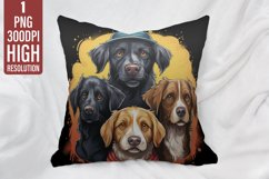 Dogs Pillow Case Sublimation | Pillow Cover Design Product Image 1