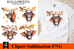 4 Halloween Bat Clipart PNG | Spooky Season Png Product Image 1