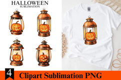 4 Halloween Lantern Clipart PNG | Spooky Season Png Product Image 1