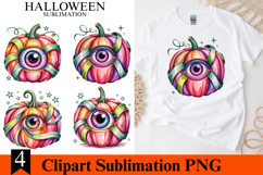 4 Halloween Pumpkin Clipart PNG | Spooky Season Png Product Image 1