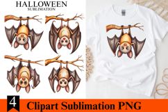 4 Halloween Bat Clipart PNG | Spooky Season Png Product Image 1