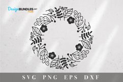 Fall wreath svg Product Image 3