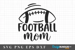 Football mom svg|Football design svg Product Image 2