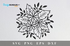 Flowers svg|Keychain svg|Keychain design Product Image 2