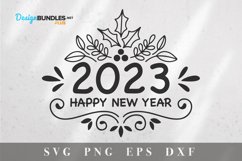 Happy New Year SVG|2023 new year svg Product Image 3