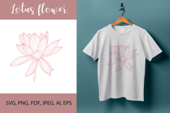 Lotus flower SVG, Lotus Clipart Product Image 1