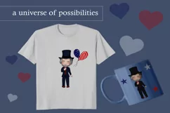 12 Patriotic 4th of July Clipart Celebrate Independence Day Product Image 3