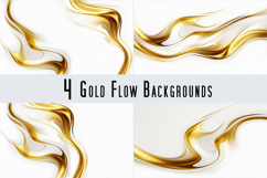 Gold Flow Backgrounds Product Image 1