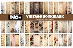 Animal Bookmark Sublimation Bundle PNG Product Image 1