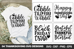 Thanksgiving Quotes SVG Bundle, Thanksgiving Shirt &amp; Craft D Product Image 7