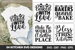 Kitchen Quotes SVG, Kitchen Towel &amp; Craft Designs Product Image 1