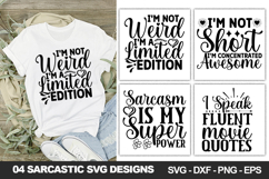 Sarcastic Quotes SVG, Sarcastic Shirt &amp; Craft Designs Product Image 1