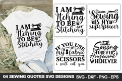 Sewing Quotes SVG Bundle, Sewing Shirt &amp; Craft Designs Product Image 8