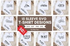 Sleeve T-shirt Designs SVG Bundle, Sleeve T-shirt Product Image 1