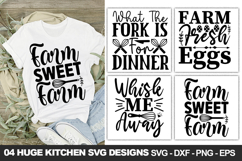 Kitchen Quotes SVG, Kitchen Towel &amp; Craft Designs Product Image 1
