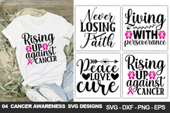Thyroid Cancer Awareness SVG Bundle, Cancer Shirt &amp; Craft De Product Image 4