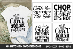 Kitchen Quotes SVG, Kitchen Towel &amp; Craft Designs Product Image 1