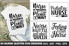 Nurse Quotes SVG, Nurse Shirt &amp; Craft Designs Product Image 1
