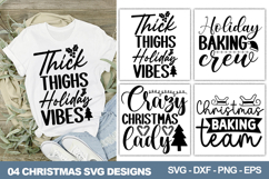 Funny Christmas SVG Bundle | Holiday Designs Product Image 4