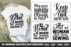 Sewing Quotes SVG Bundle, Sewing Shirt &amp; Craft Designs Product Image 7