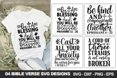 Bible Verse Quotes SVG, Bible Verse Shirt &amp; Craft Designs Product Image 1
