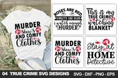 True Crime SVG Bundle , True Crime Shirt &amp; Craft Designs Product Image 4