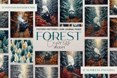 Vintage Forest Express Posters and Patterns Product Image 1