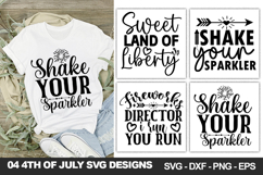 4th of July SVG Bundle | 4th of July Quotes Design Product Image 2