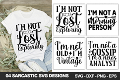 Sarcastic Quotes SVG Bundle , Sarcastic Shirt &amp; Craft Design Product Image 2