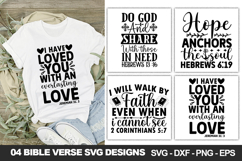 Bible Verse Quotes SVG, Bible Verse Shirt &amp; Craft Designs Product Image 1