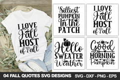 Fall Quotes SVG Bundle | Fall Shirt &amp; Craft Designs - Fall Product Image 3