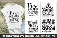 Bible Verse Quotes SVG, Bible Verse Shirt &amp; Craft Designs Product Image 1