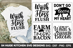 Kitchen Quotes SVG, Kitchen Towel &amp; Craft Designs Product Image 1