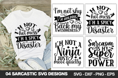 Sarcastic Quotes SVG Bundle , Sarcastic Shirt &amp; Craft Design Product Image 3