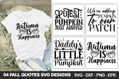 Fall Quotes SVG Bundle | Fall Shirt &amp; Craft Designs - Fall Product Image 7